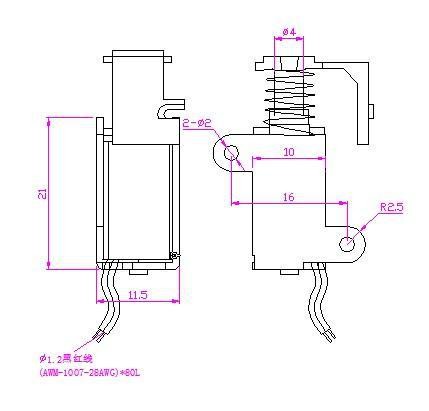 Solenoide Elettrico 12V DC - Serratura Elettromagnetica Per Porte, Finestre, Armadi, Piccola E Leggera - Foto 3