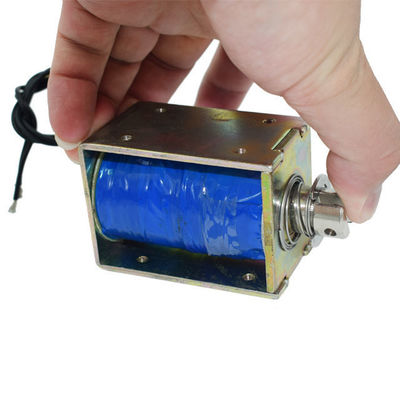 U1668 Mini Solenoide a telaio Dc 20mm Stroke 45N Dc 12v 24v Solenoide a spinta