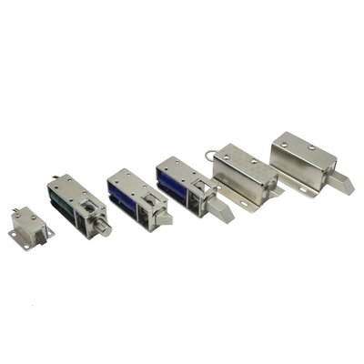 1054-4b DC 12/24 Volt Normalmente chiuso Mini Push Pull Solenoid Lock per armadio