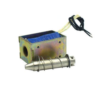 U1668 Mini Solenoide a telaio Dc 20mm Stroke 45N Dc 12v 24v Solenoide a spinta