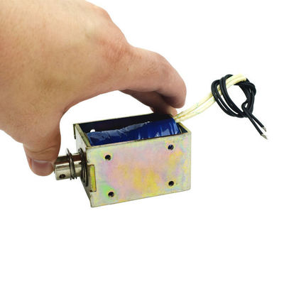 U1668 Mini Solenoide a telaio Dc 20mm Stroke 45N Dc 12v 24v Solenoide a spinta