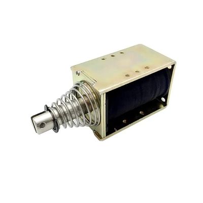 1U578 DC 12V 24V Potente solenoide lineare a telaio aperto push pull con tratto di 10 mm