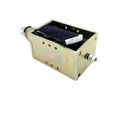 1U578 DC 12V 24V Potente solenoide lineare a telaio aperto push pull con tratto di 10 mm