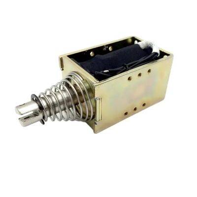 1U578 DC 12V 24V Potente solenoide lineare a telaio aperto push pull con tratto di 10 mm