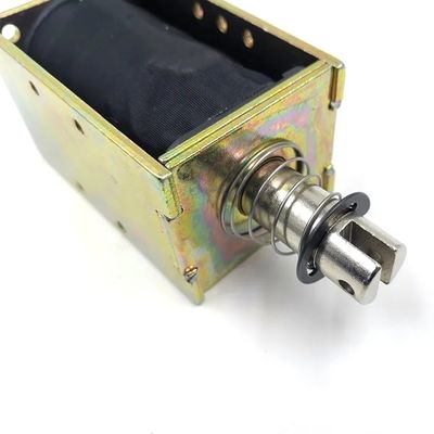 1U578 DC 12V 24V Potente solenoide lineare a telaio aperto push pull con tratto di 10 mm