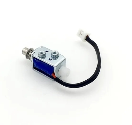 Solenoide a trazione e spinta di piccole dimensioni con struttura a telaio aperto e fori di montaggio per una facile installazione