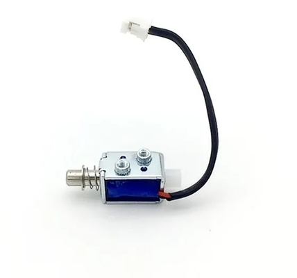 Solenoide a trazione e spinta di piccole dimensioni con struttura a telaio aperto e fori di montaggio per una facile installazione