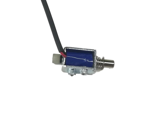 Solenoide a trazione e spinta di piccole dimensioni con struttura a telaio aperto e fori di montaggio per una facile installazione