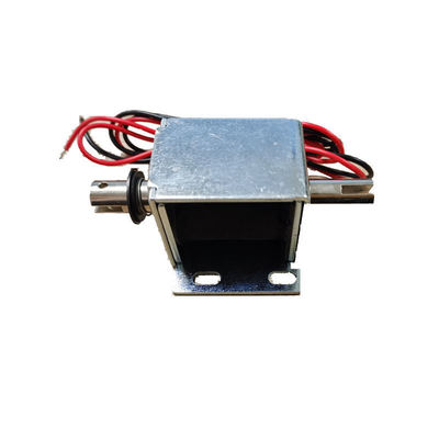Solenoide lineare a corsa lunga 24v Dc 45N Forza Forte Tira Spingi Solenoide tubolare per tornello